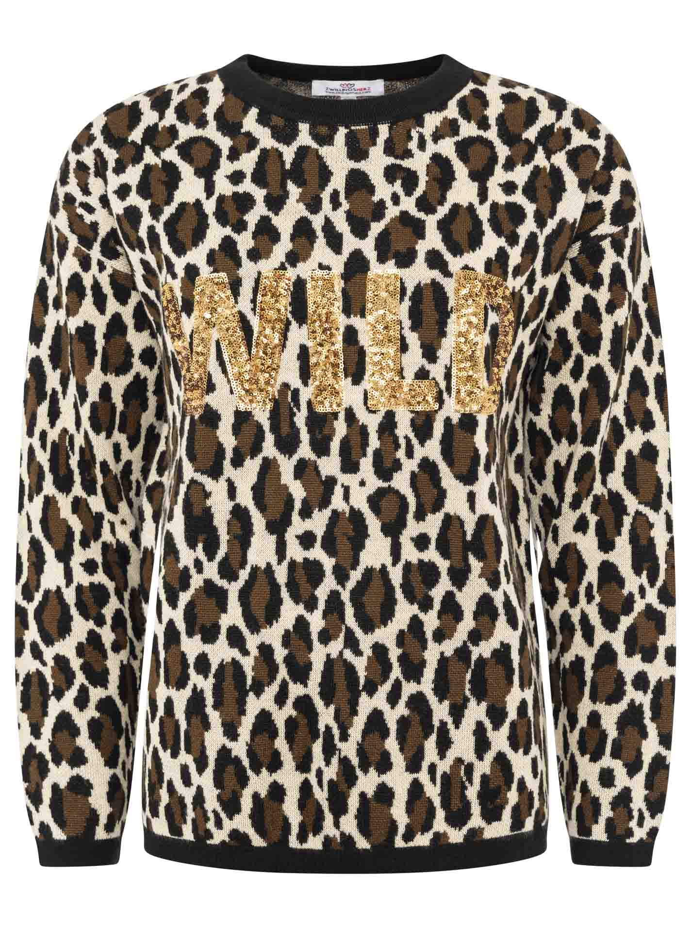 Zwillingsherz Sweatshirt/Pullover - Wild - Schwarz