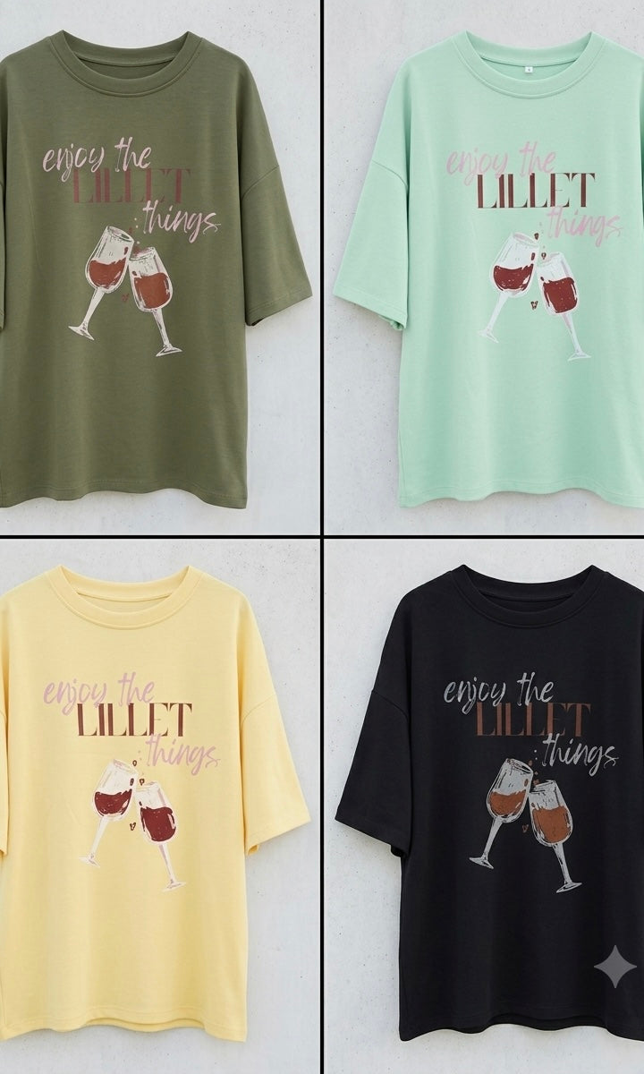DressWithClass - T-Shirt Enjoy Lillet