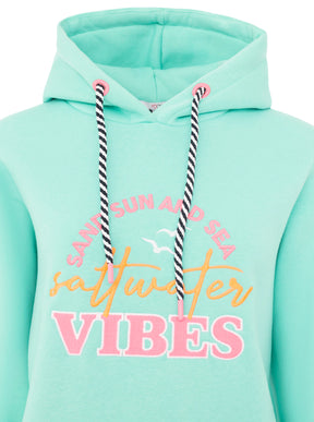 Zwillingsherz - Hoodie "Sea and Sand" - Mint