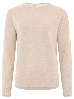 Zwillingsherz Kaschmir / Cashmere Pullover - Beige
