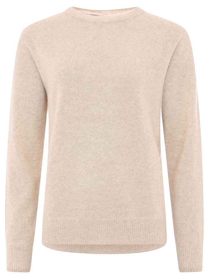 Zwillingsherz Kaschmir / Cashmere Pullover - Beige