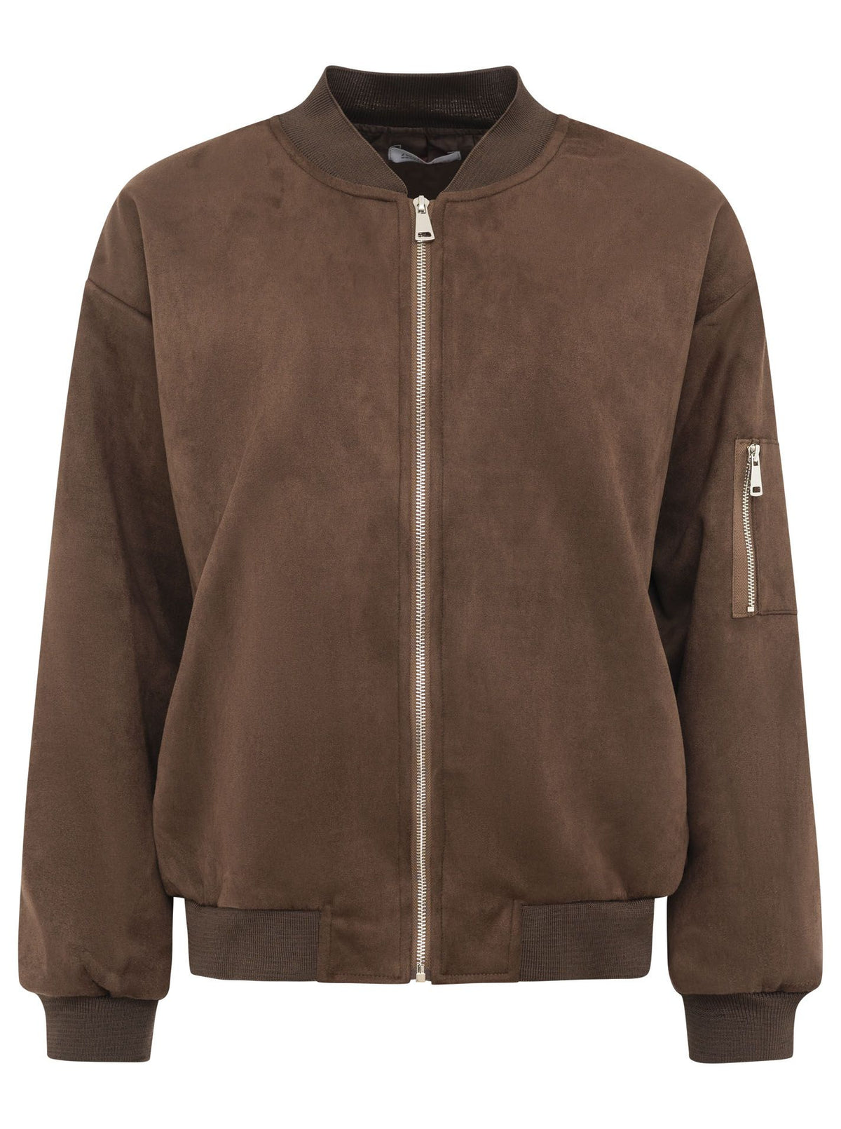 Zwillingsherz - Velours Blouson - Braun