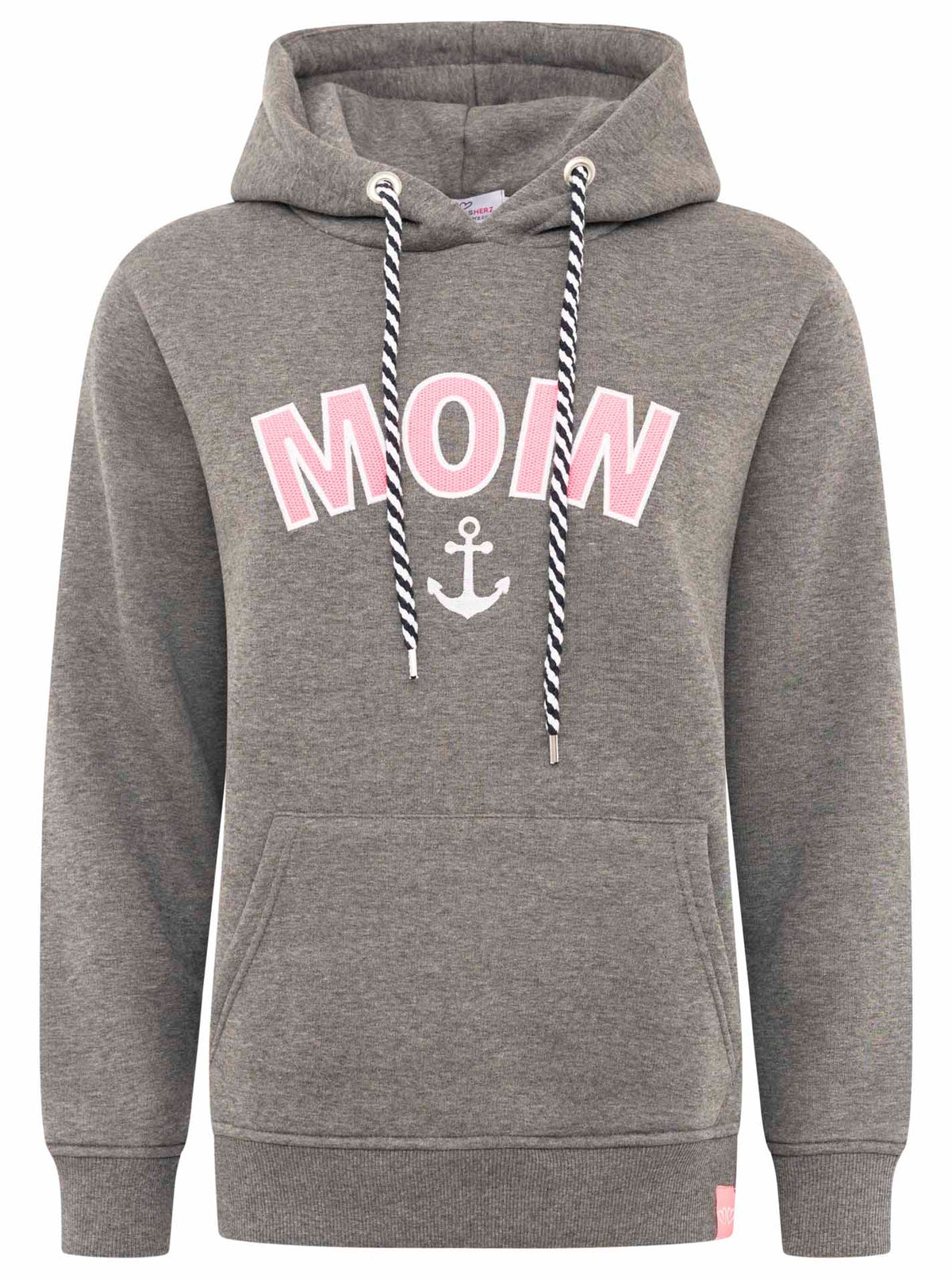 Zwillingsherz - Moin Hoodie/Sweatshirt Anker - Dunkelgrau