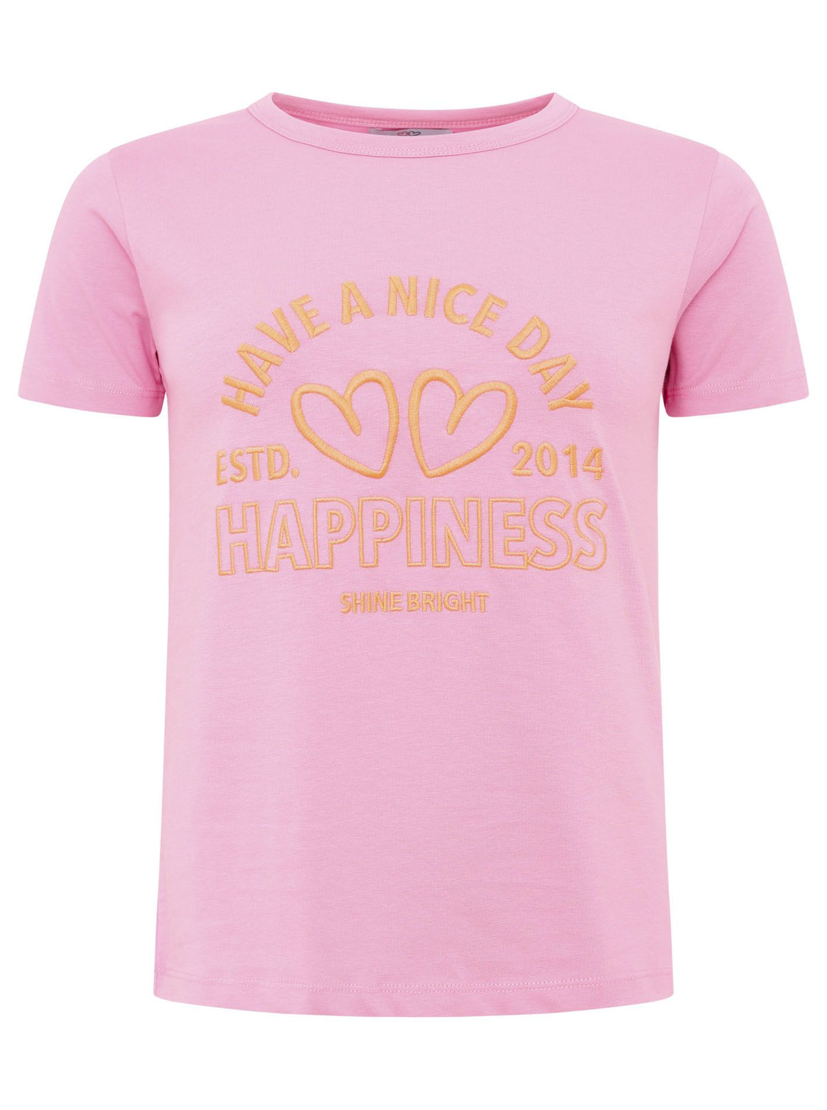 Zwillingsherz - T-Shirt Neu "Have a nice day" - Pink