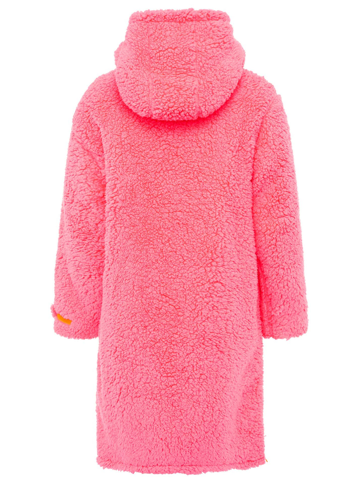 Zwillingsherz Oversize Windjacke Teddy Inside Out - Neonpink