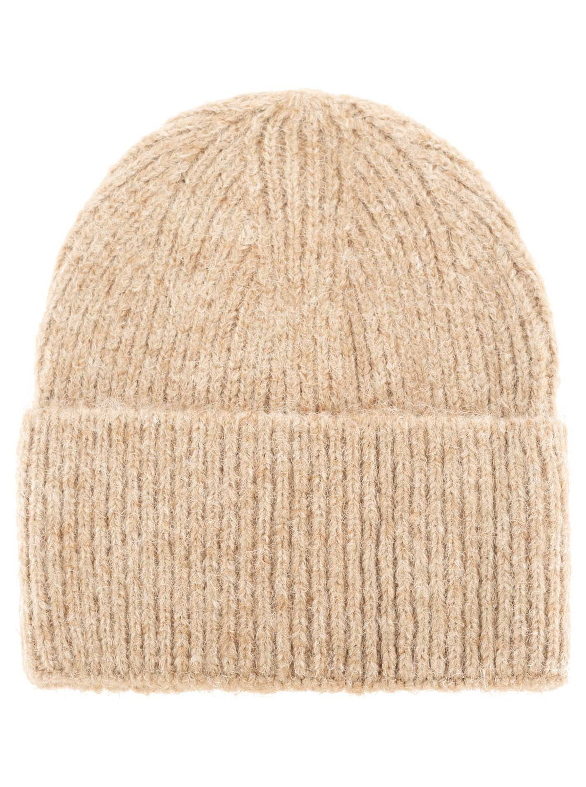 Zwillingsherz - Woll-Mütze - Beige