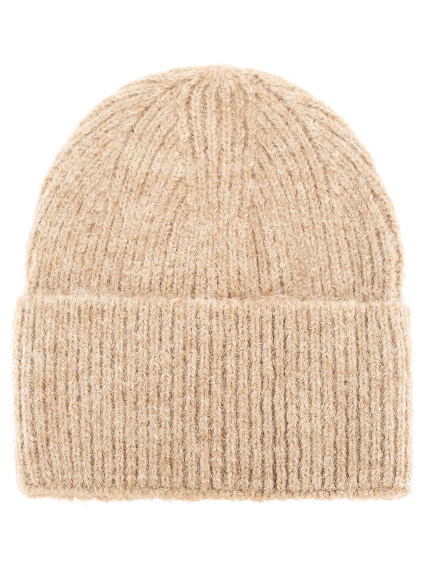 Zwillingsherz - Woll-Mütze - Beige