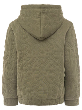 Zwillingsherz - Hoodiejacke "Endless Love" - Khaki