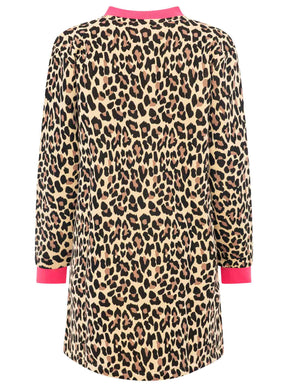Zwillingsherz - Bombermantel "Leo Love"- Beige/Schwarz