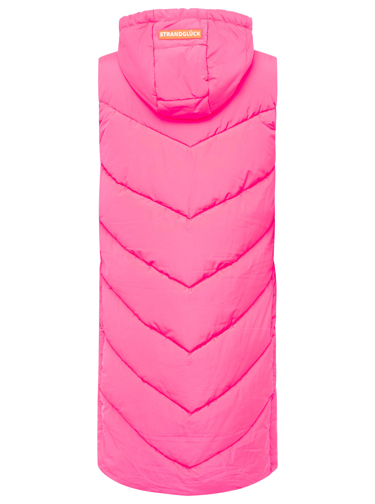 Zwillingsherz- Steppweste Anker Strandglück (Neu) - Neonpink