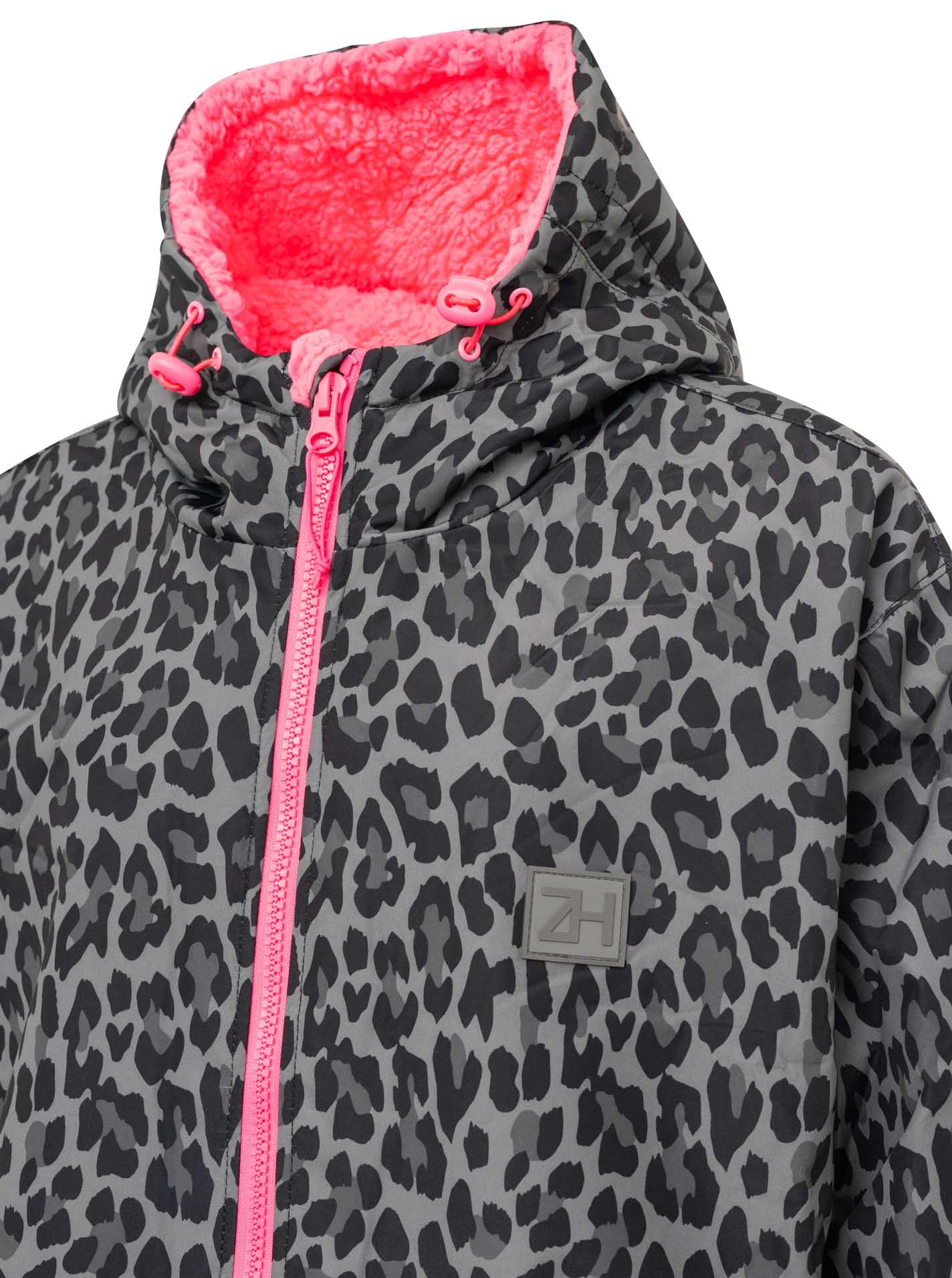 Zwillingsherz Oversize Windjacke Leo - Mittelgrau