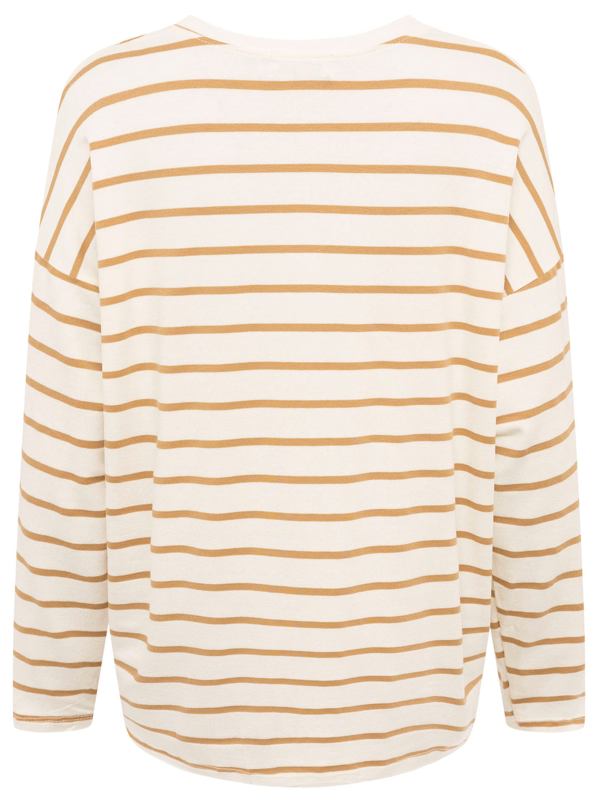 Zwillingsherz -  Pullover/Sweatshirt  "Viskose Streifen" - Beige