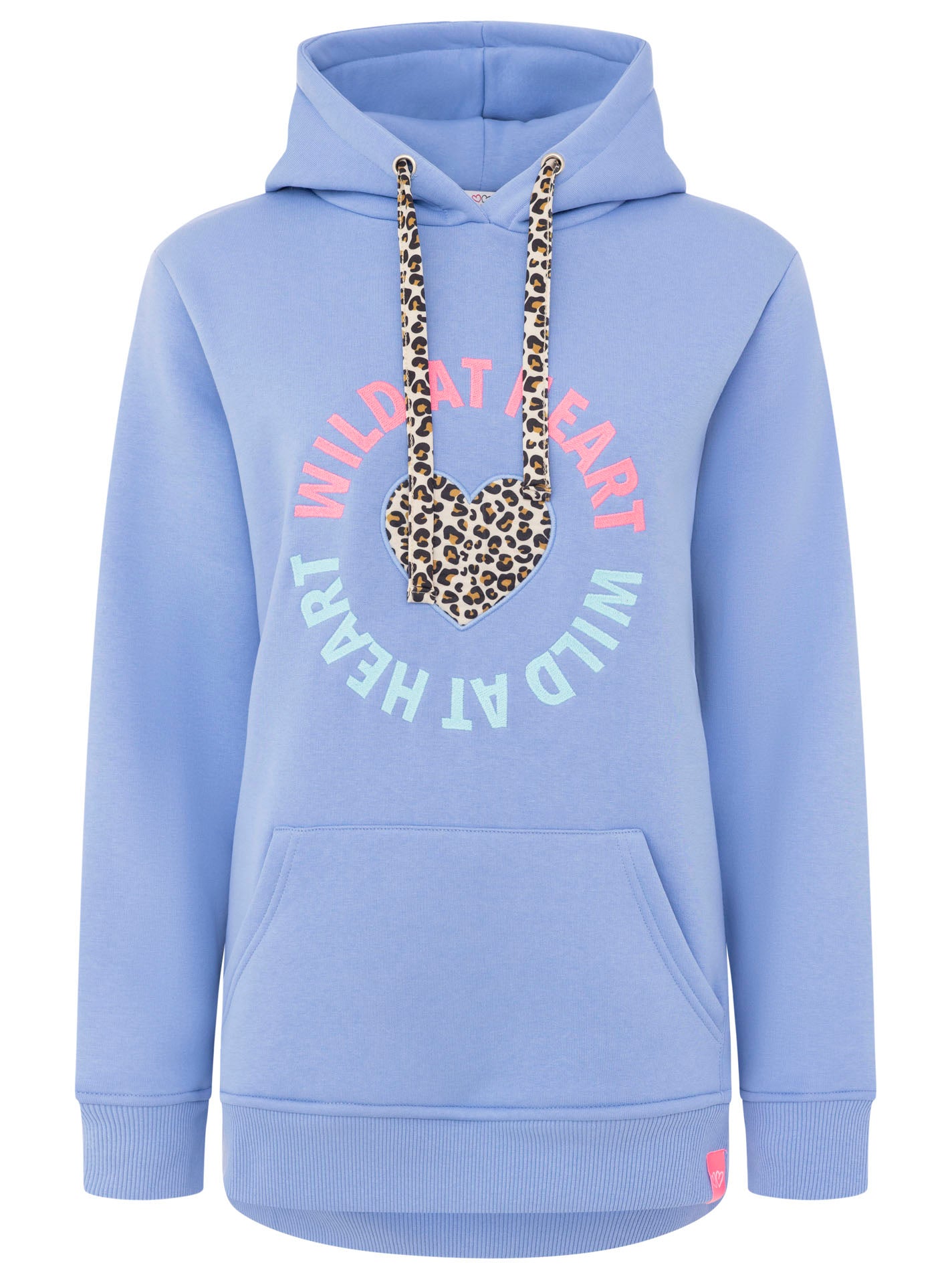Zwillingsherz - Hoodie "Leo Wild Heart" - Blau