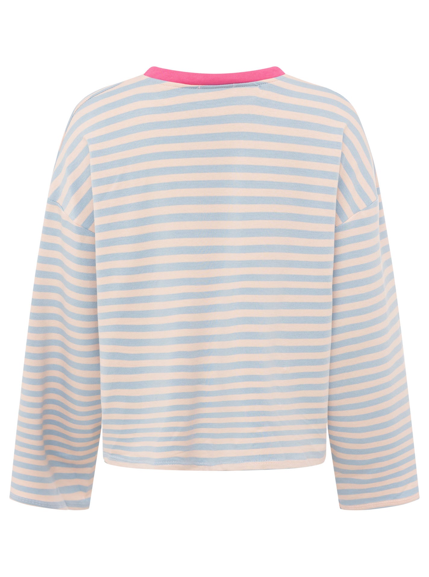 Zwillingsherz - Sweatshirt "Perfectly Imperfect" - Blau/Creme