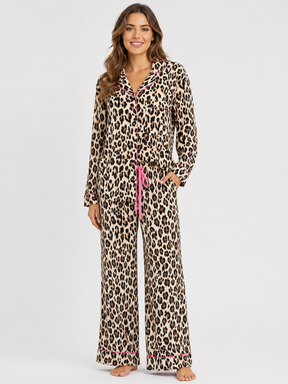 Zwillingsherz - Pyjama Set "Classic Leo" - Beige