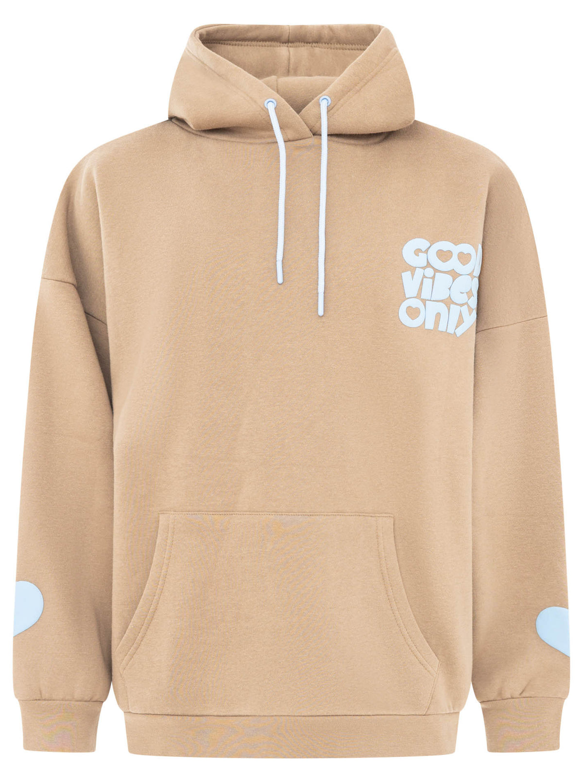Zwillingsherz - Hoodie "Good Vibes Only" - Beige