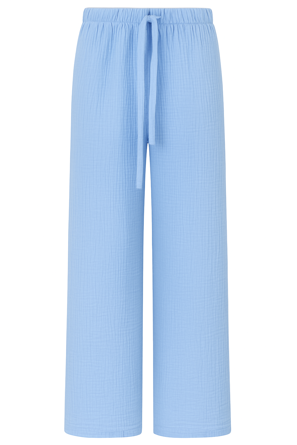 Musselin Hose - Hellblau