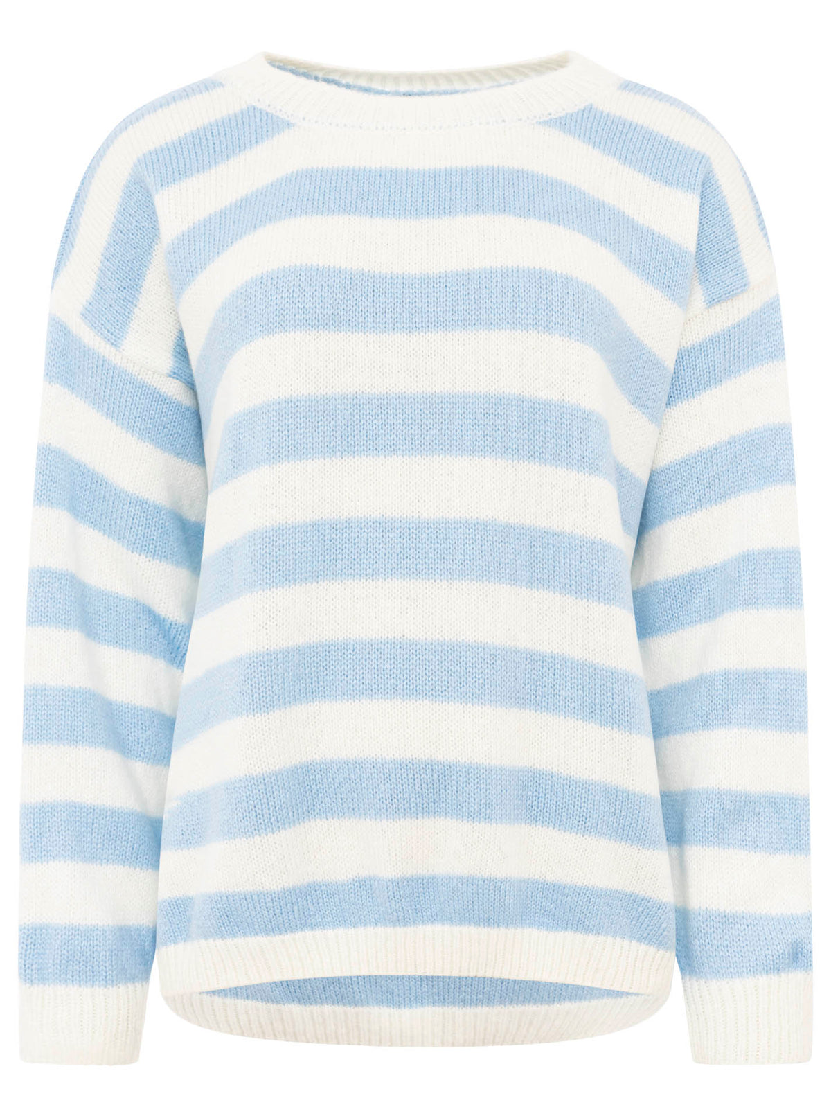Zwillingsherz - Pullover Streifen Traum - Blau/Weiß