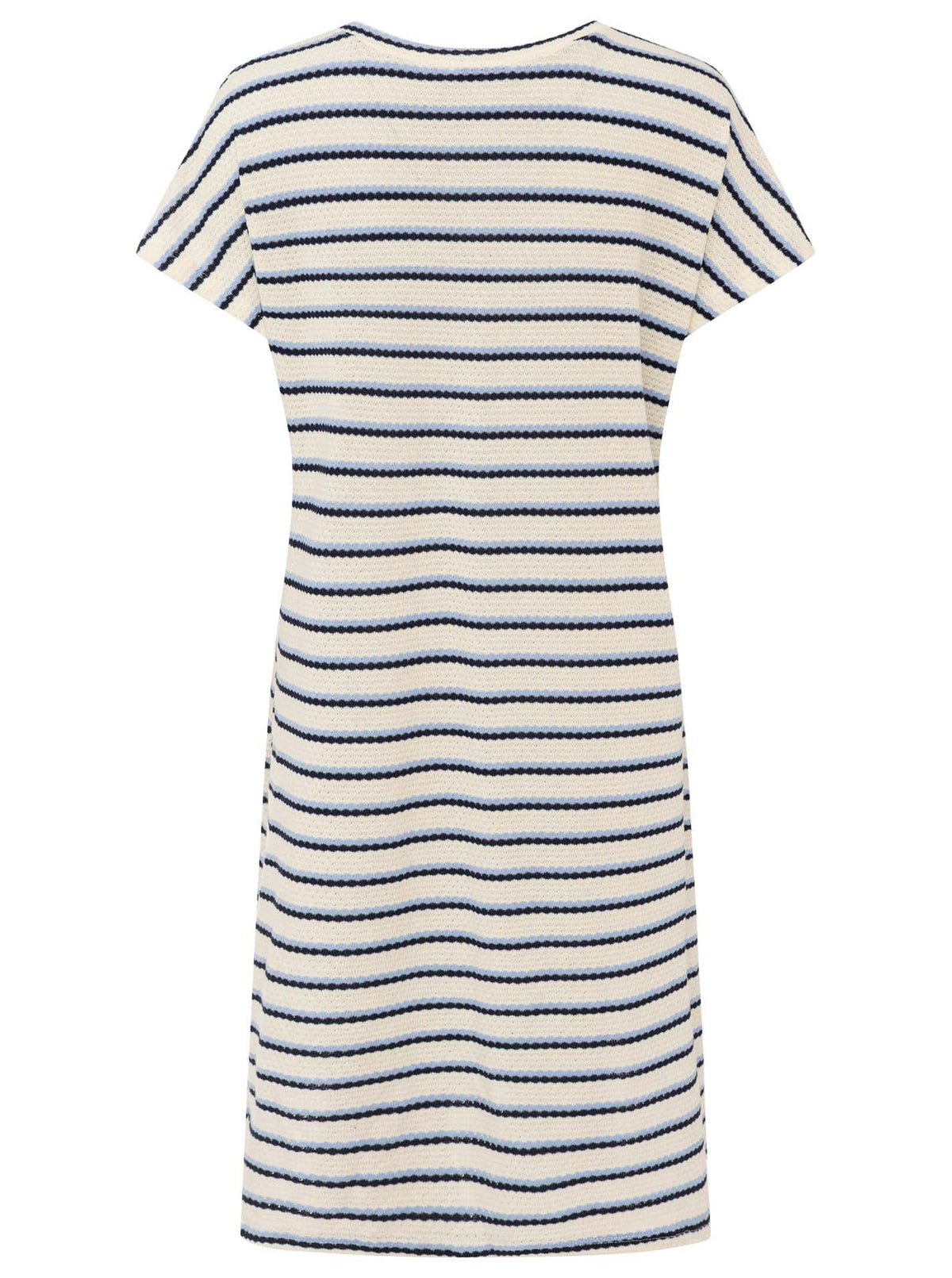 Zwillingsherz - Häkelkleid "Summer Lines" Blau