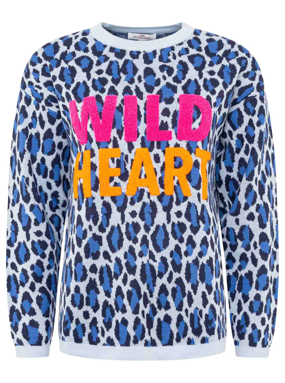 Zwillingsherz - Sweatshirt "Wild Heart" - Blau