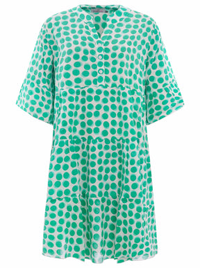 Zwillingsherz - Kleid/Tunika Charlotte Pünktchen - Grün