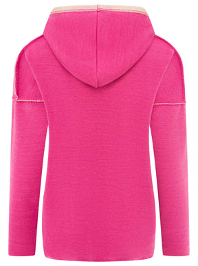 Zwillingsherz - Made in Italy Hoodie "Positive Mind" - Pink
