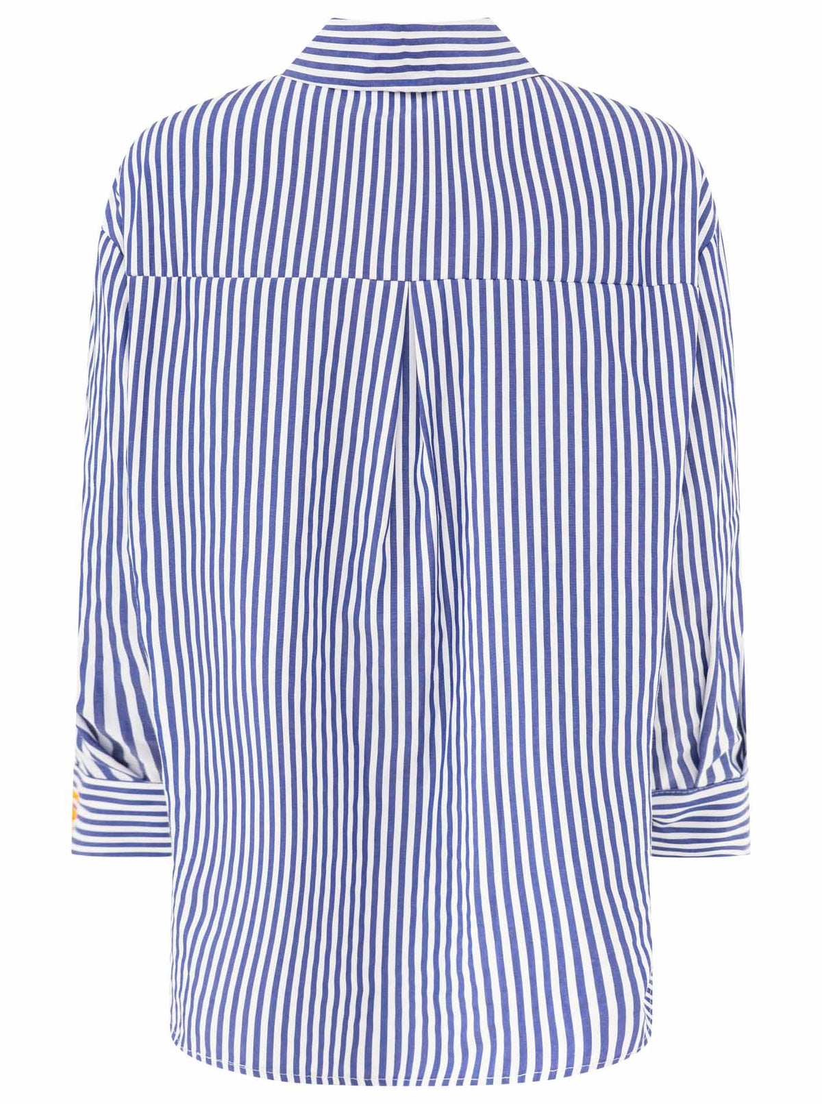 Zwillingsherz - Oversize Bluse "Streifen & Amore" - Navy