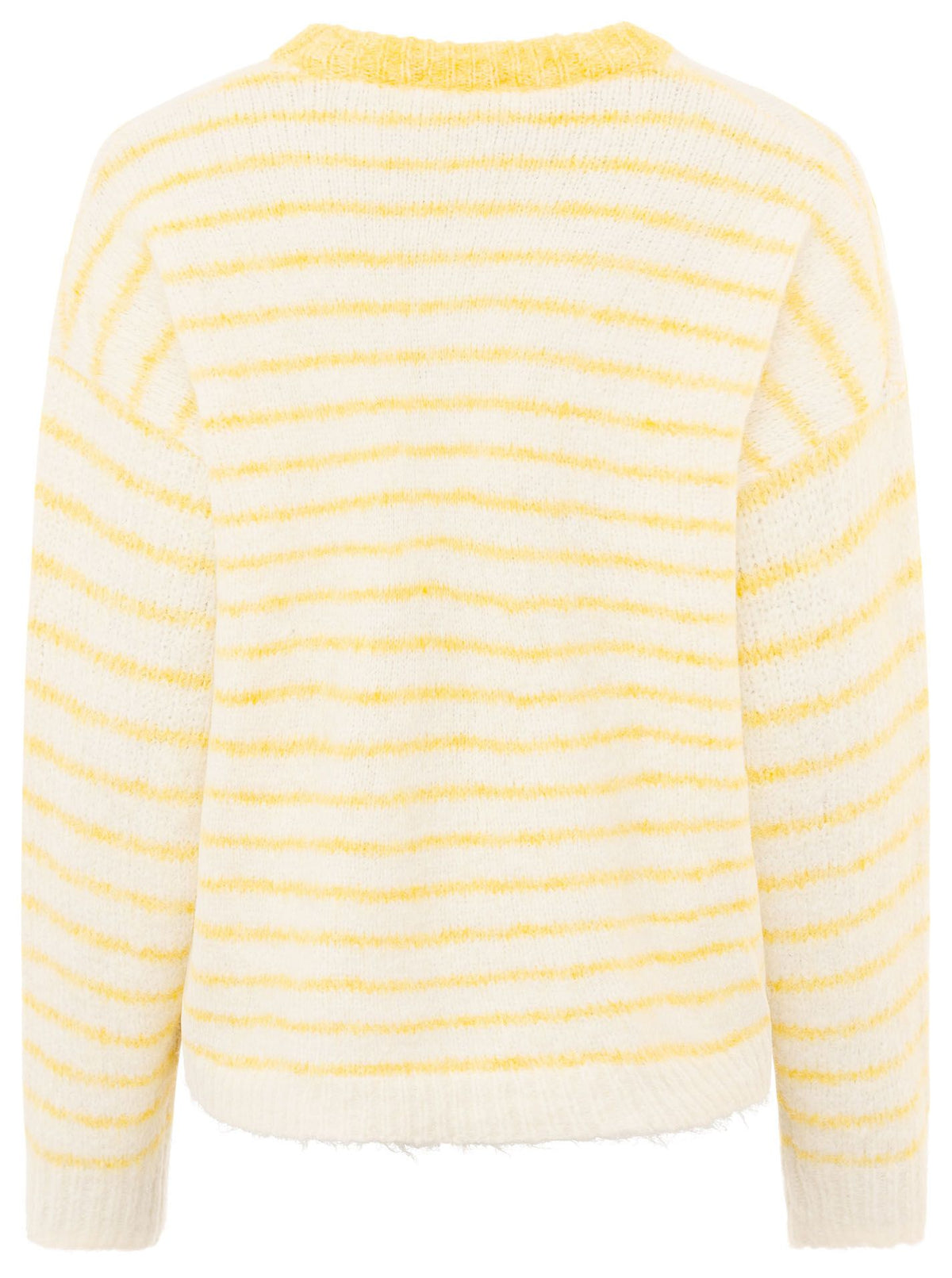 Zwillingsherz Pullover mit Streifen Dolce Vita - Gelb (Super Sale keine Retoure)