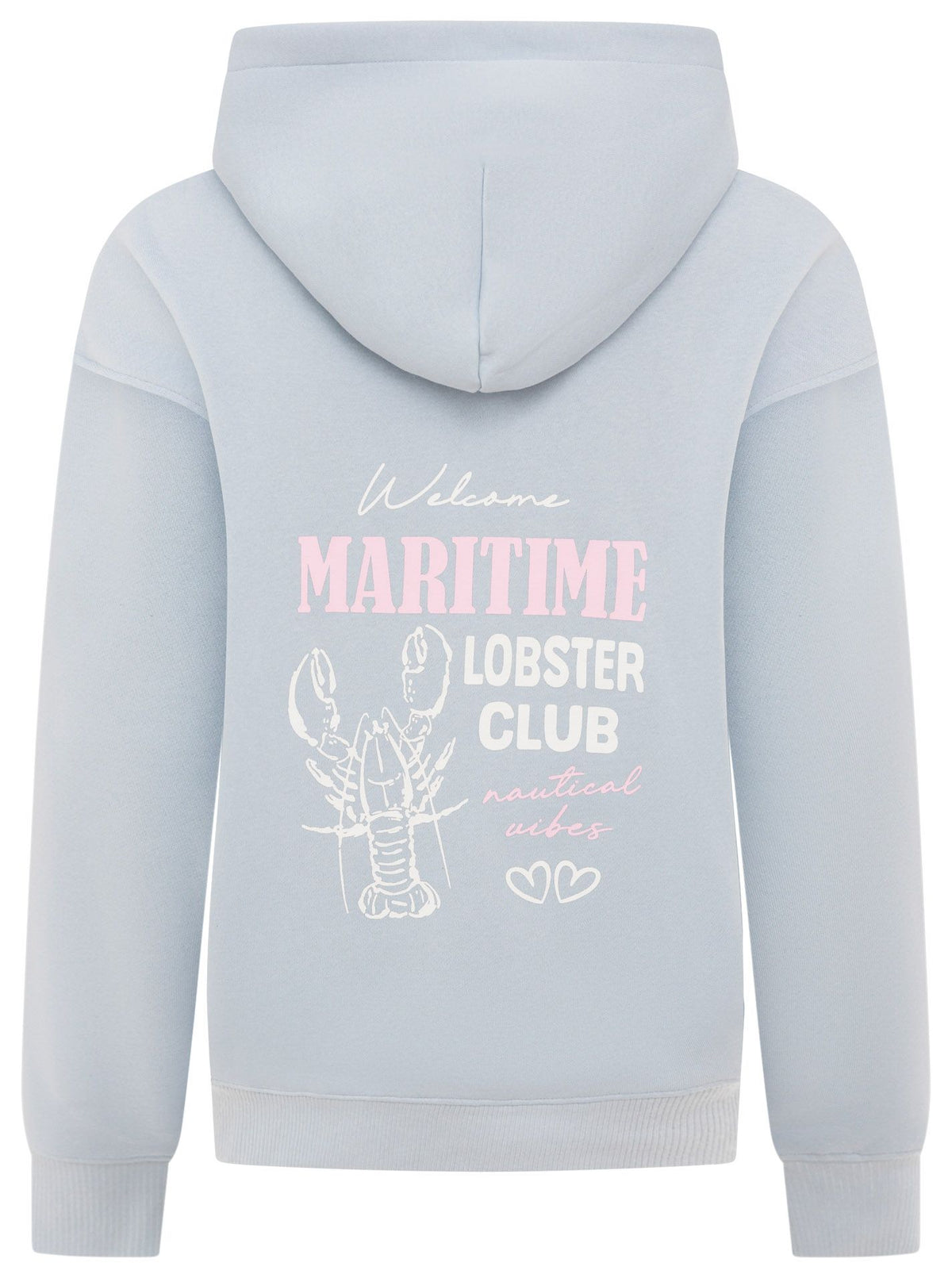 Zwillingsherz - Hoodie "Lobster Club" - Hellblau