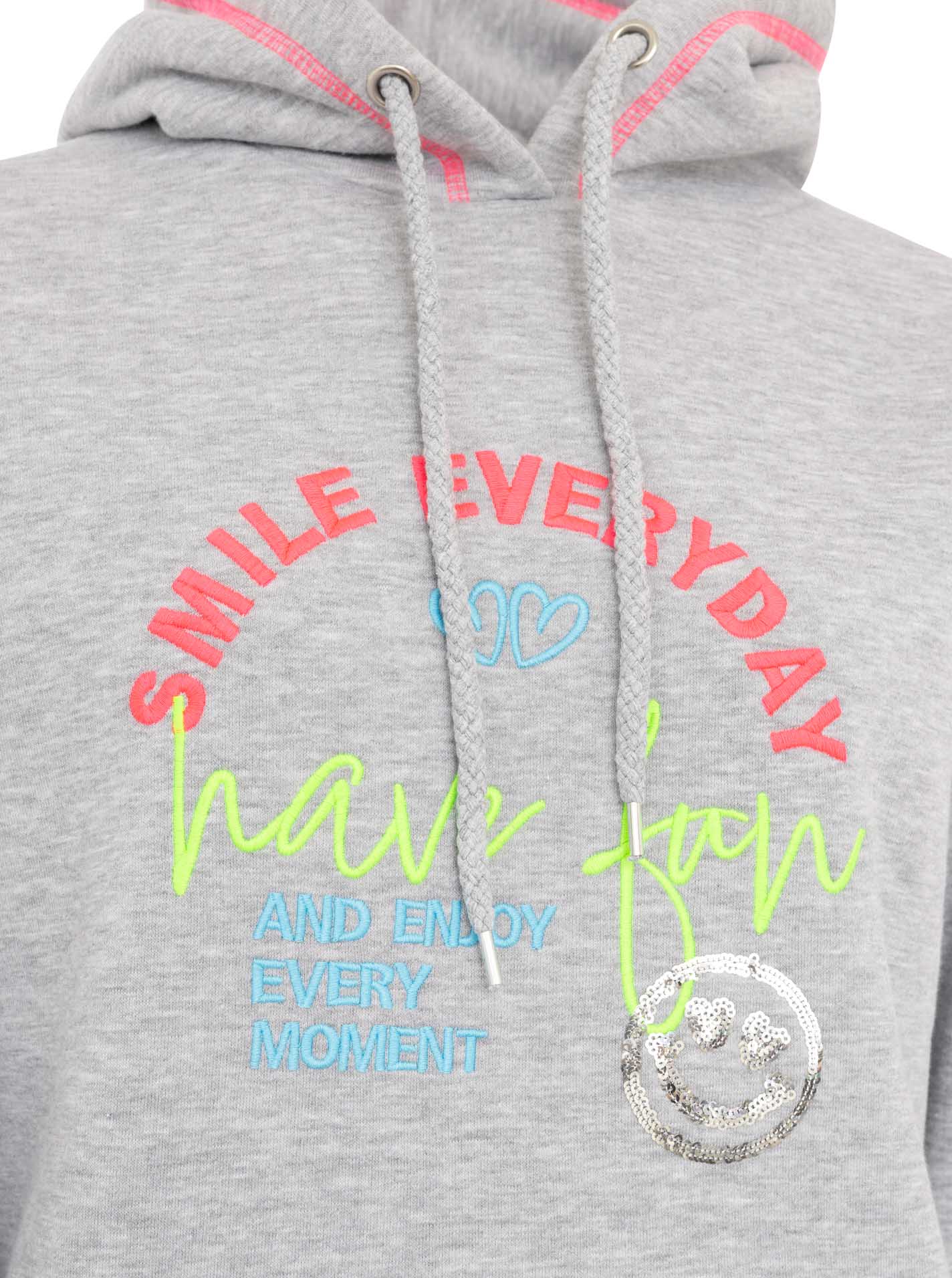 Zwillingsherz - Hoodie "Have Fun" - Grau