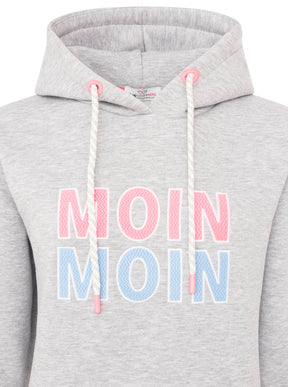 Zwillingsherz - Hoodie "Moin Moin" - Grau