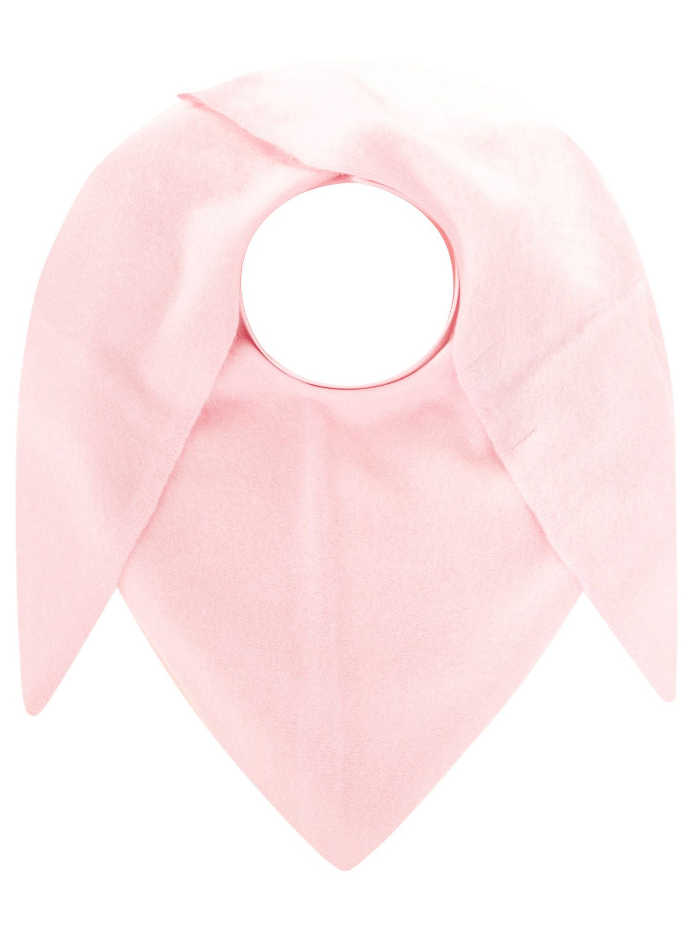 Zwillingsherz - 100% Kaschmir XXL Dreieckstuch "Brushed" - Rosa