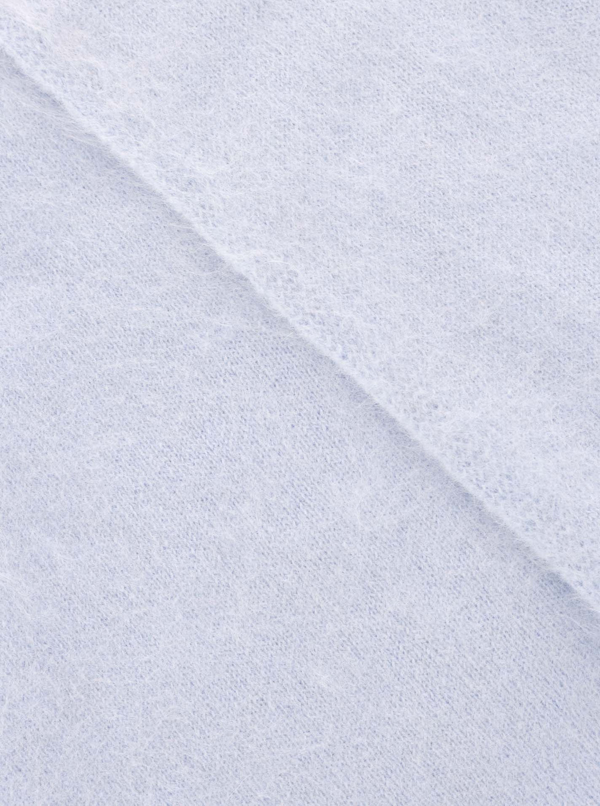 Zwillingsherz - 100% Kaschmir XXL Dreieckstuch "Brushed" - Hellblau