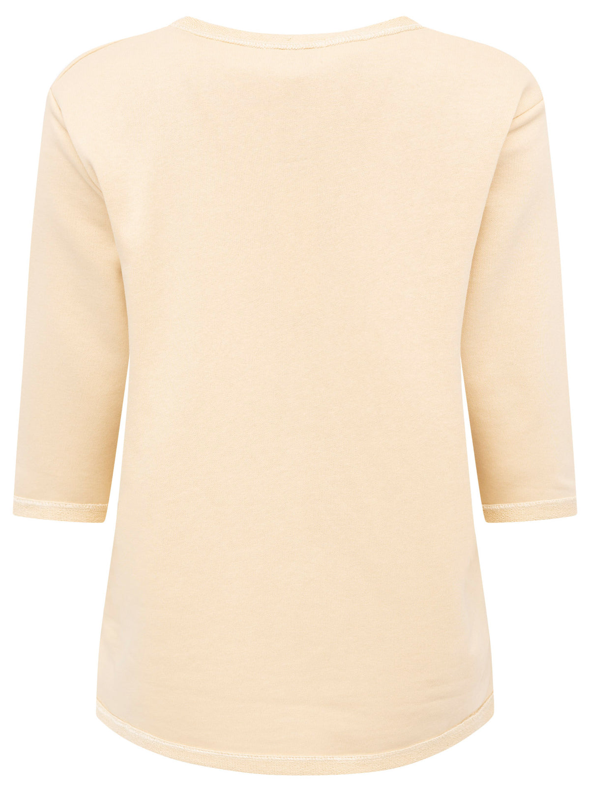 Zwillingsherz -  Sweatshirt 3/4 Arm "Smile Happiness " - Beige
