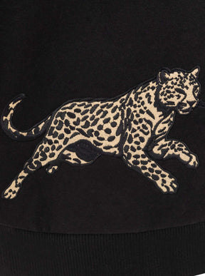 Zwillingsherz - Hoodie "Leo Wild Fearless" - Schwarz