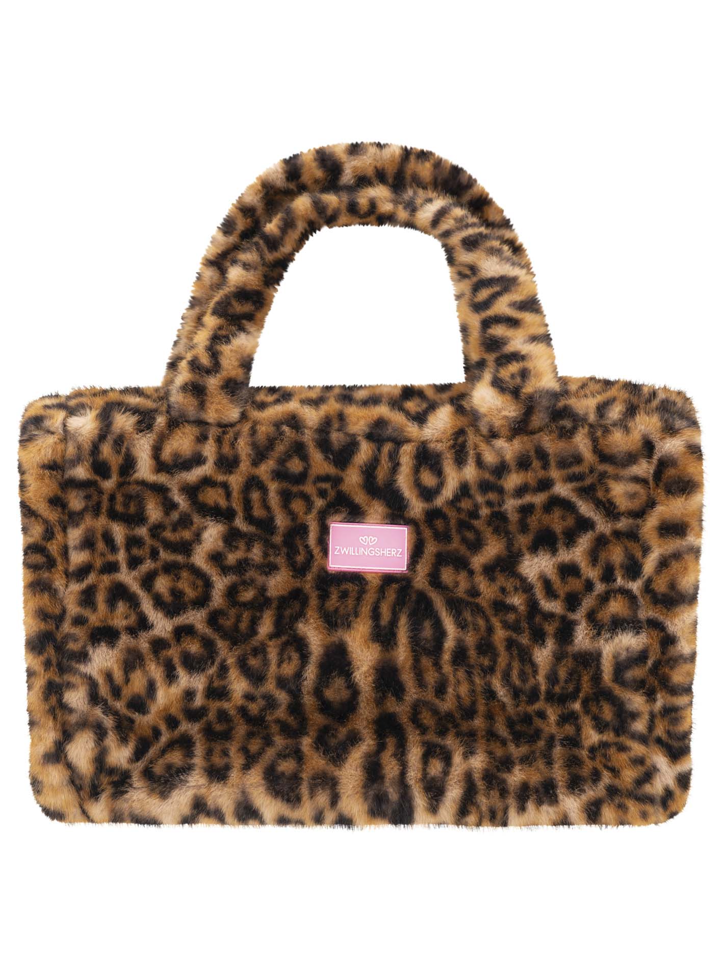 Zwillingsherz - XXL Teddy Shopper Tasche Leo - Beige