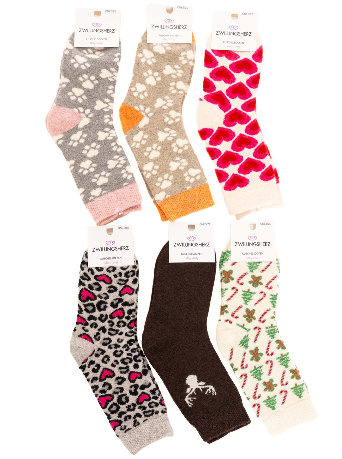 Zwillingsherz - Socken Mystery Bundle (10 Paar) - Lass dich überraschen