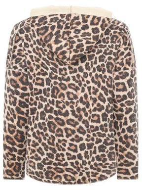 Zwillingsherz - Hoodie mit Naht Leo - Beige