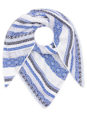 Zwillingsherz - Kaschmir Dreieckstuch - Oslo - Hellblau