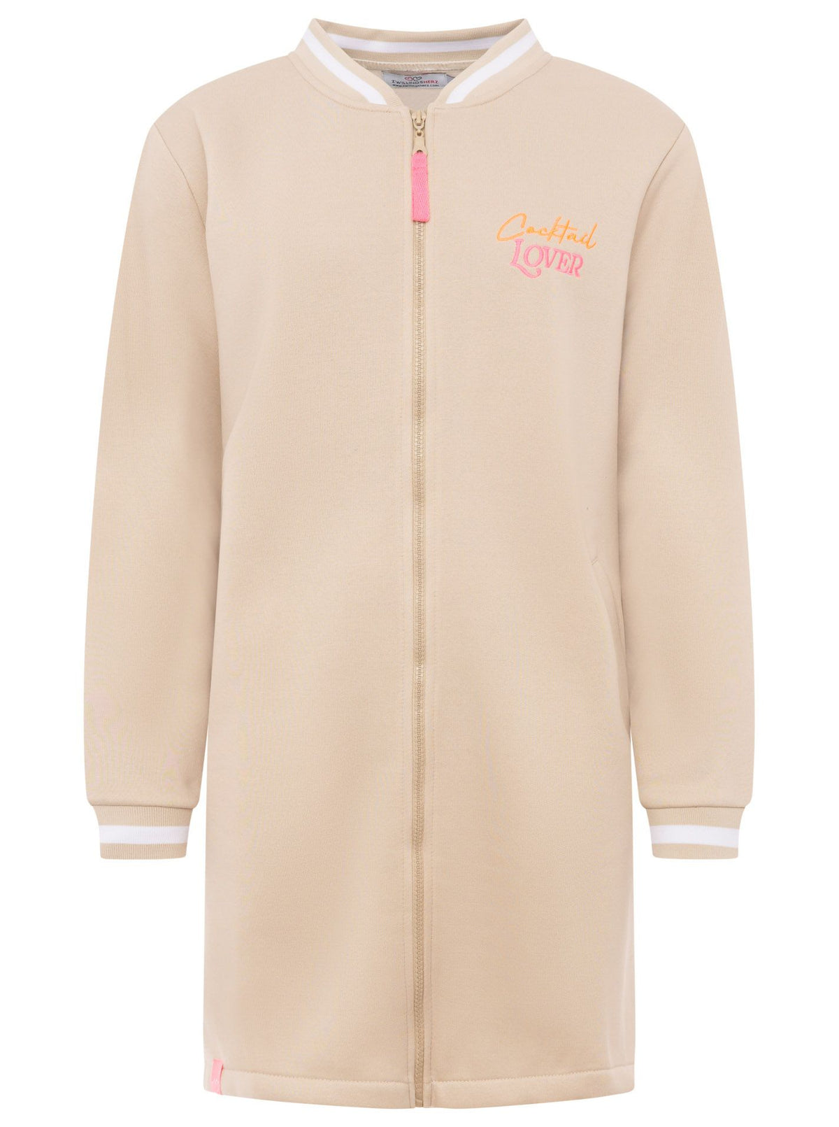 Zwillingsherz - Bombermantel "Cocktail Lover"- Beige