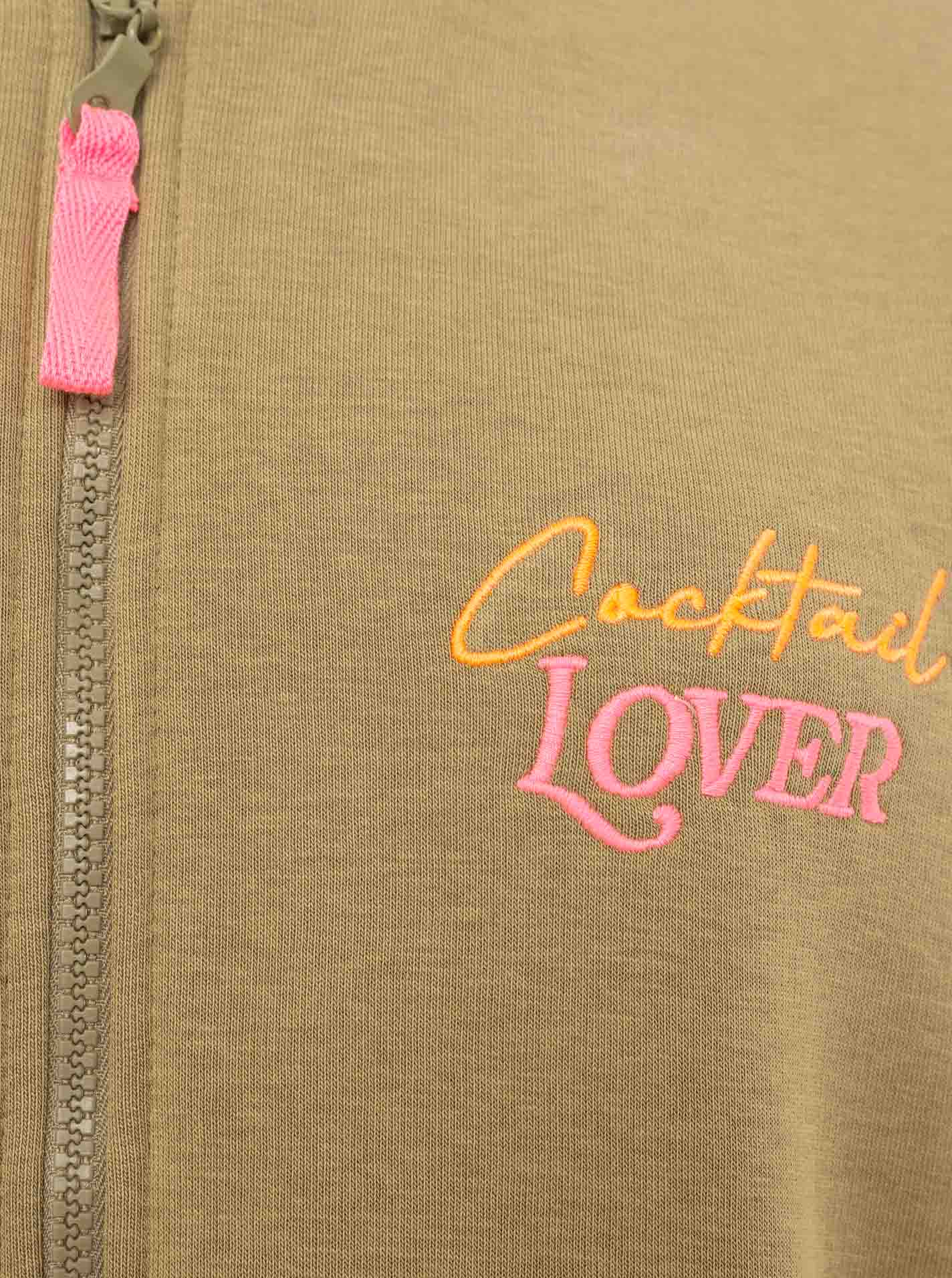 Zwillingsherz - Bombermantel "Cocktail Lover"- Olive