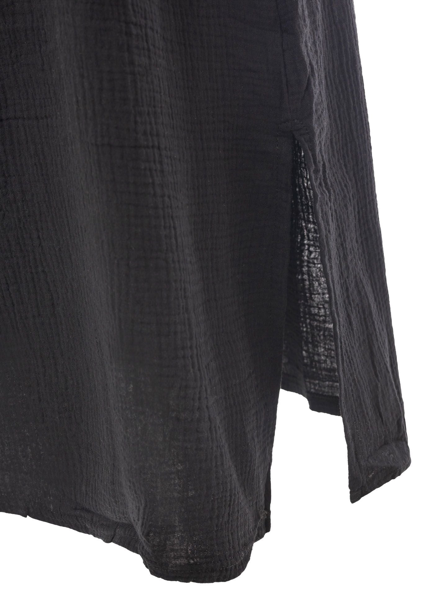 Zwillingsherz - Musselin Träger Kleid  - Schwarz