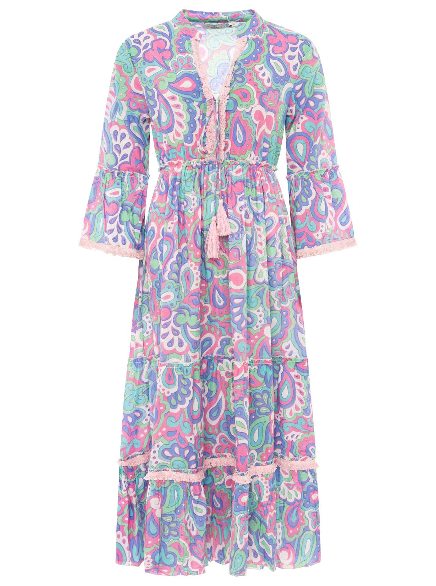 Zwillingsherz - Maxikleid "Paisley" - Blau