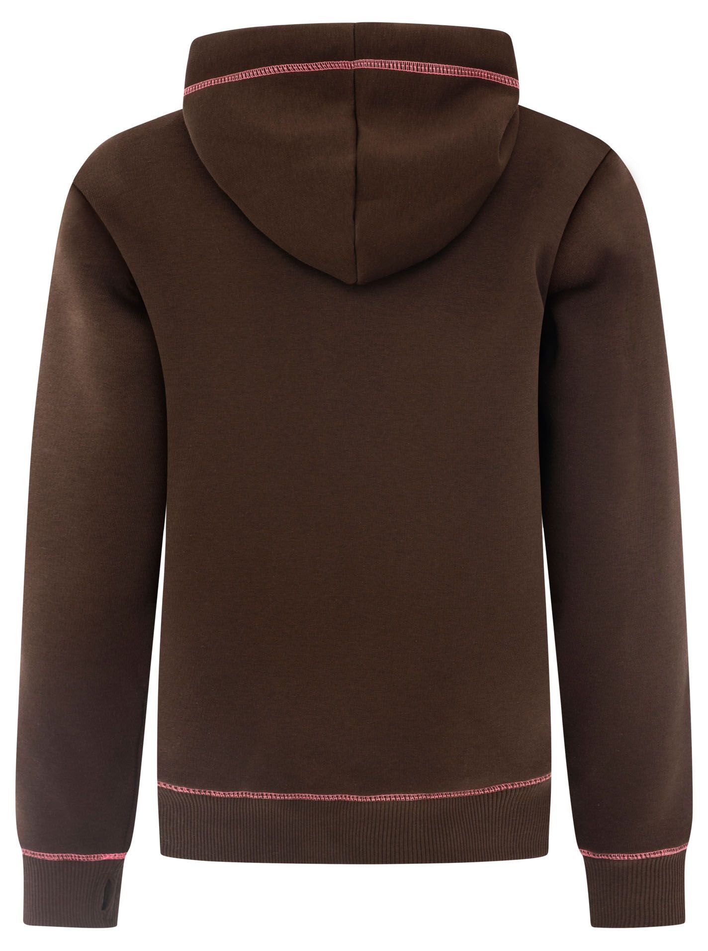 Zwillingsherz - Hoodie "Wild & Free" - Braun