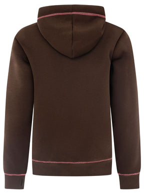 Zwillingsherz - Hoodie "Wild & Free" - Braun