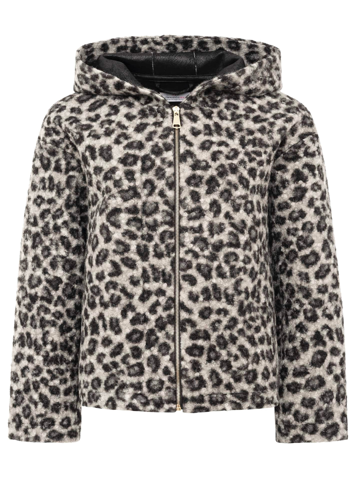 Zwillingsherz Teddy Jacke "Leo" - Creme/Schwarz