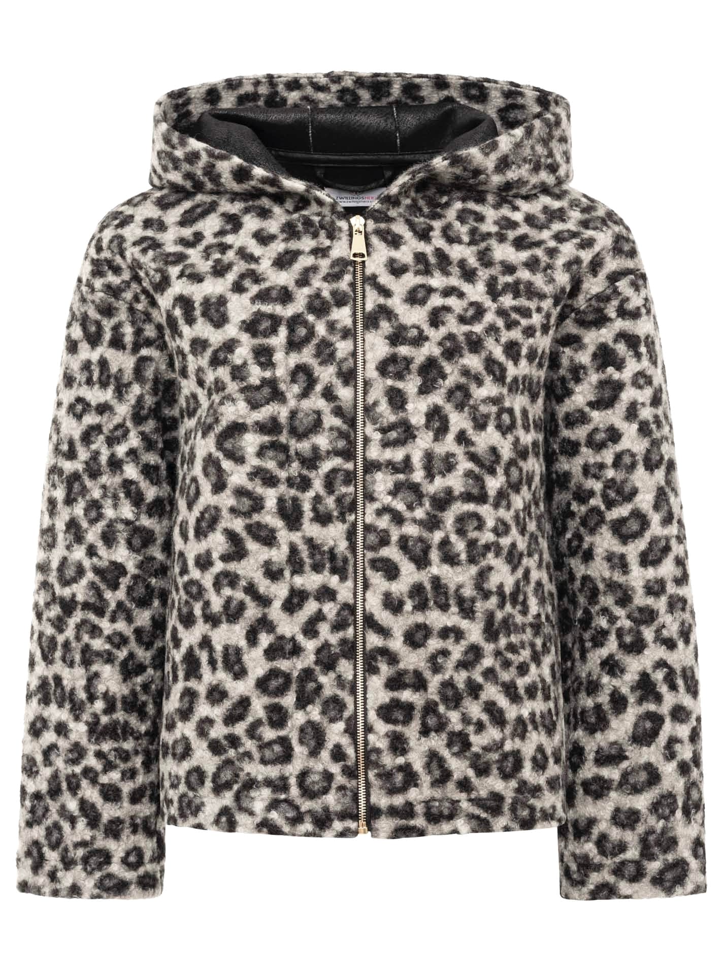 Zwillingsherz Teddy Jacke "Leo" - Creme/Schwarz