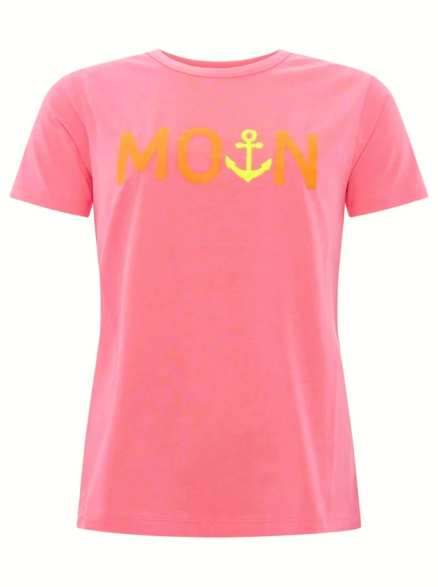 Zwillingsherz - Moin T-Shirt - Neonpink