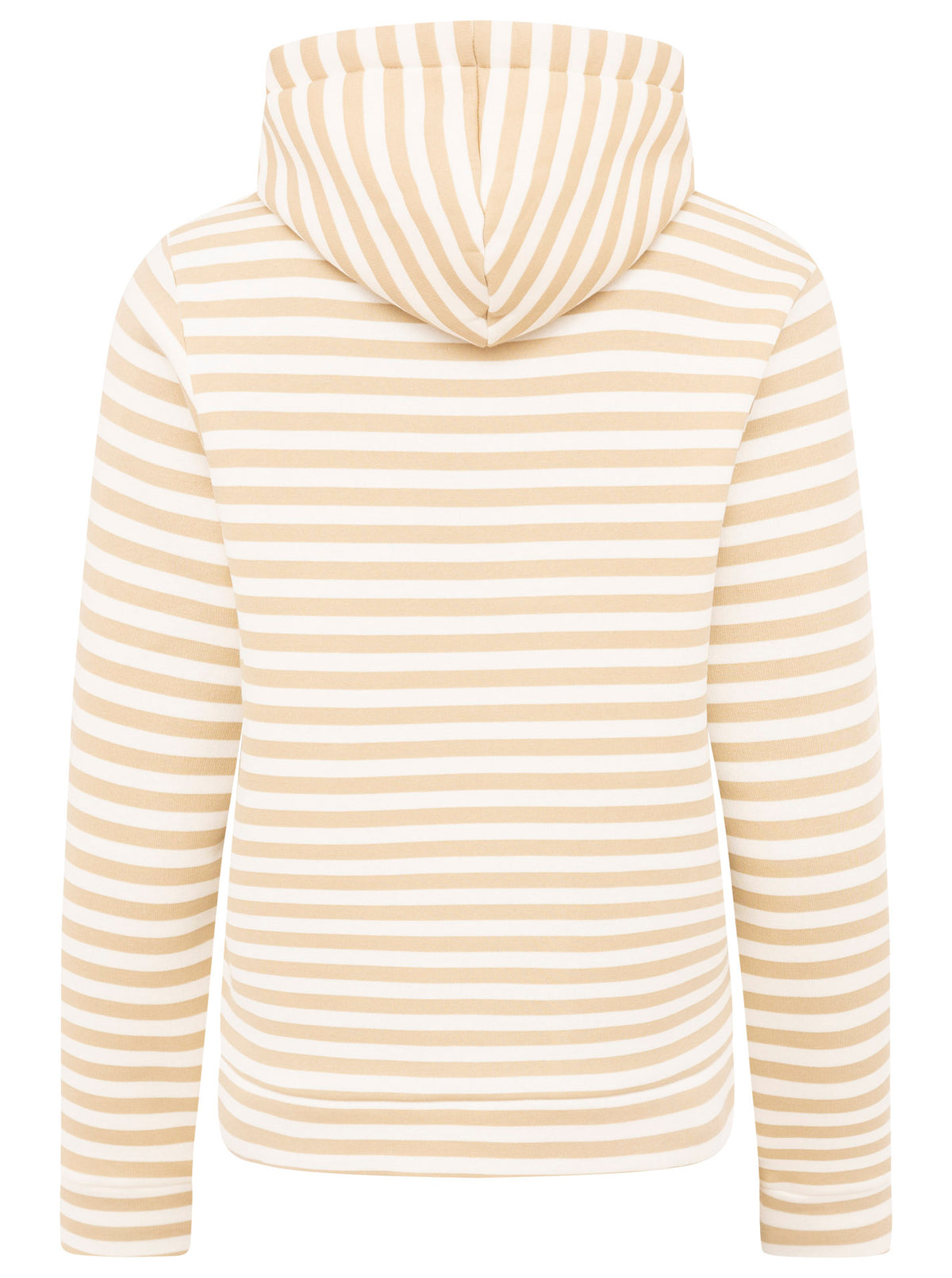 Zwillingsherz - Hoodie "Streifen Smile" - Beige/Pink
