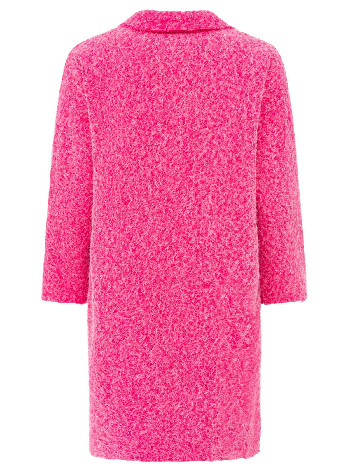 Zwillingsherz Flauschiger Mantel - Pink